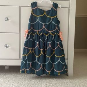 Mermaid tail pattern dress